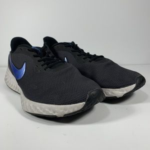 Nike Revolution 5 Mens Sz 14 Running Shoe Navy Blue/white